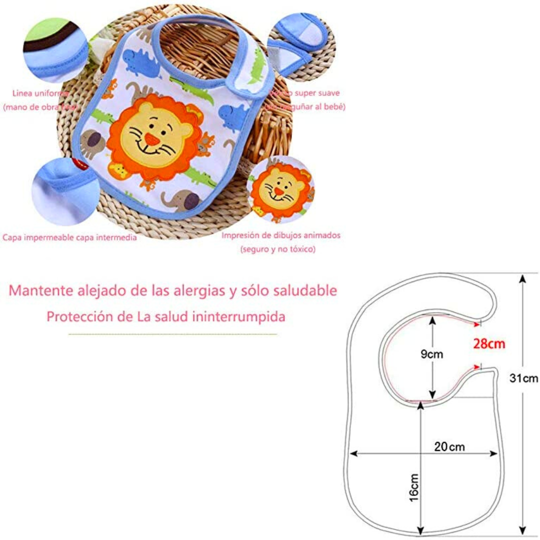 Diseño sin título - 2022-06-17T133117.724 Baberos Impermeables de Algodón - Imagen 2