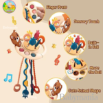 Juguete Sensorial Montessori Oso Funny - Imagen 6