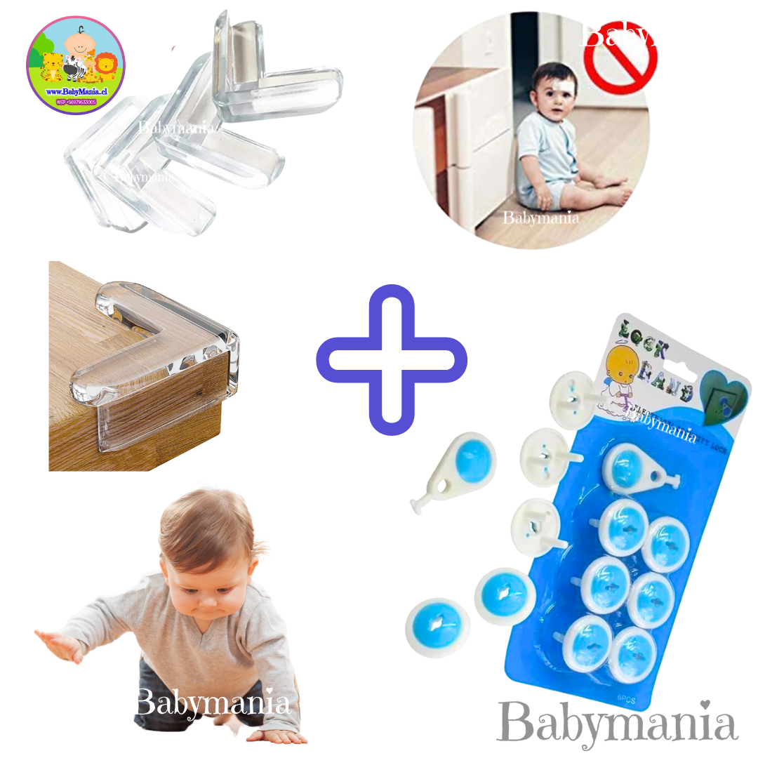 Pack Protector Enchufe + Esquineros Para Seguridad Bebe $3.000 - BabyMania