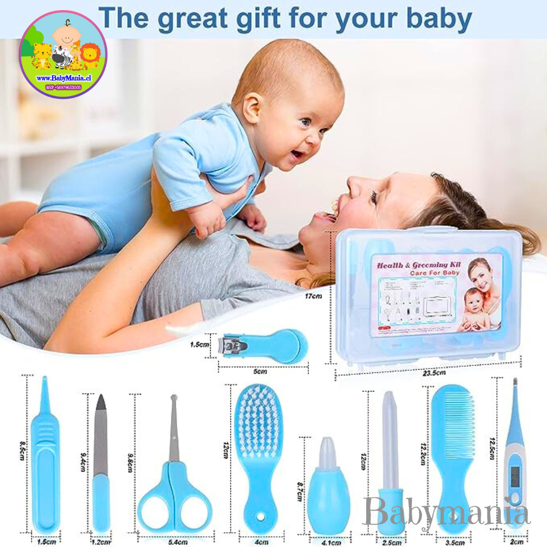 Kit De Higiene Y Cuidado Del Bebé Recién Nacido 13 Piezas