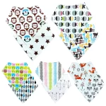 Pack 2 Baberos Bandana 100% Algodon Doble capa