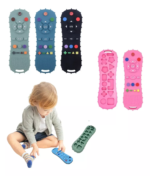 Mordedor Sensorial Silicona Control Remoto Bebés