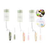 Set de Dos Cepillos Limpia Mamadera o tetinas bebe