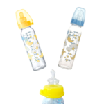 Mamadera Vidrio Silicona 240 Ml Anatómica, Nip