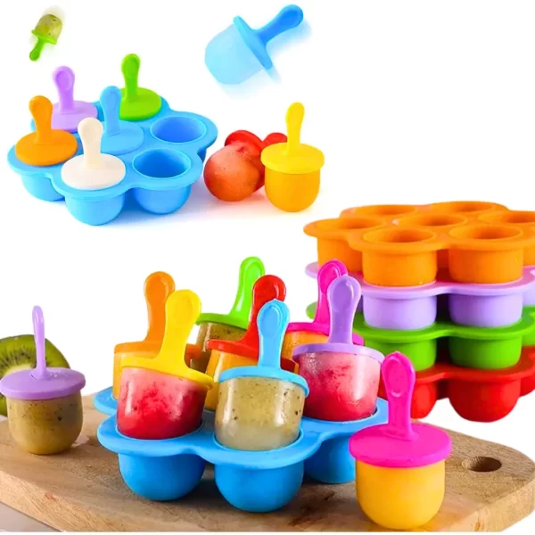 Molde Para Helado o alimento 7 Comp.