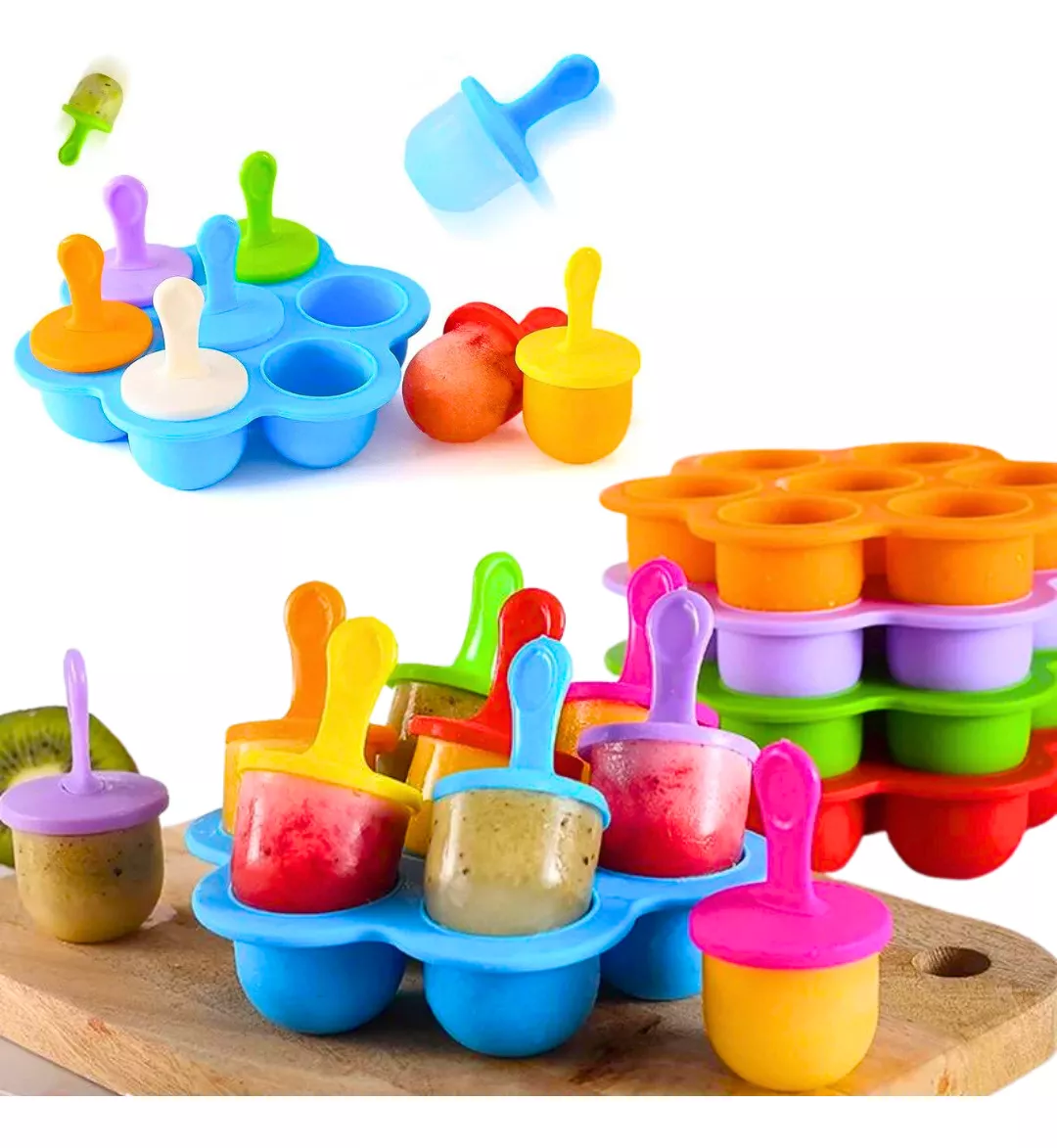 D_NQ_NP_2X_995282-MLC78481500265_082024-F Molde Para Helado o alimento 7 Comp. - Imagen 1