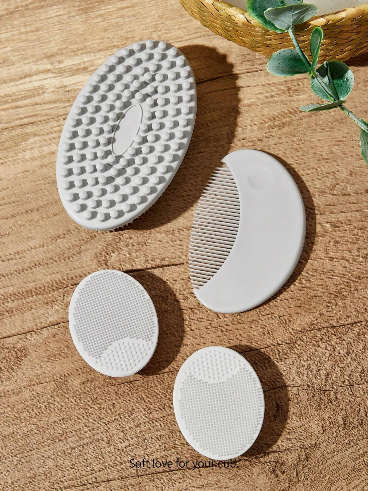 Set de 4 piezas de accesorios para el baño Cozy Pixies - Imagen 2