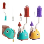 Set de Cepillos Limpia Mamadera 4 En 1 Bebe
