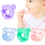 Chupete oso Silicona Para Dedo o colgar
