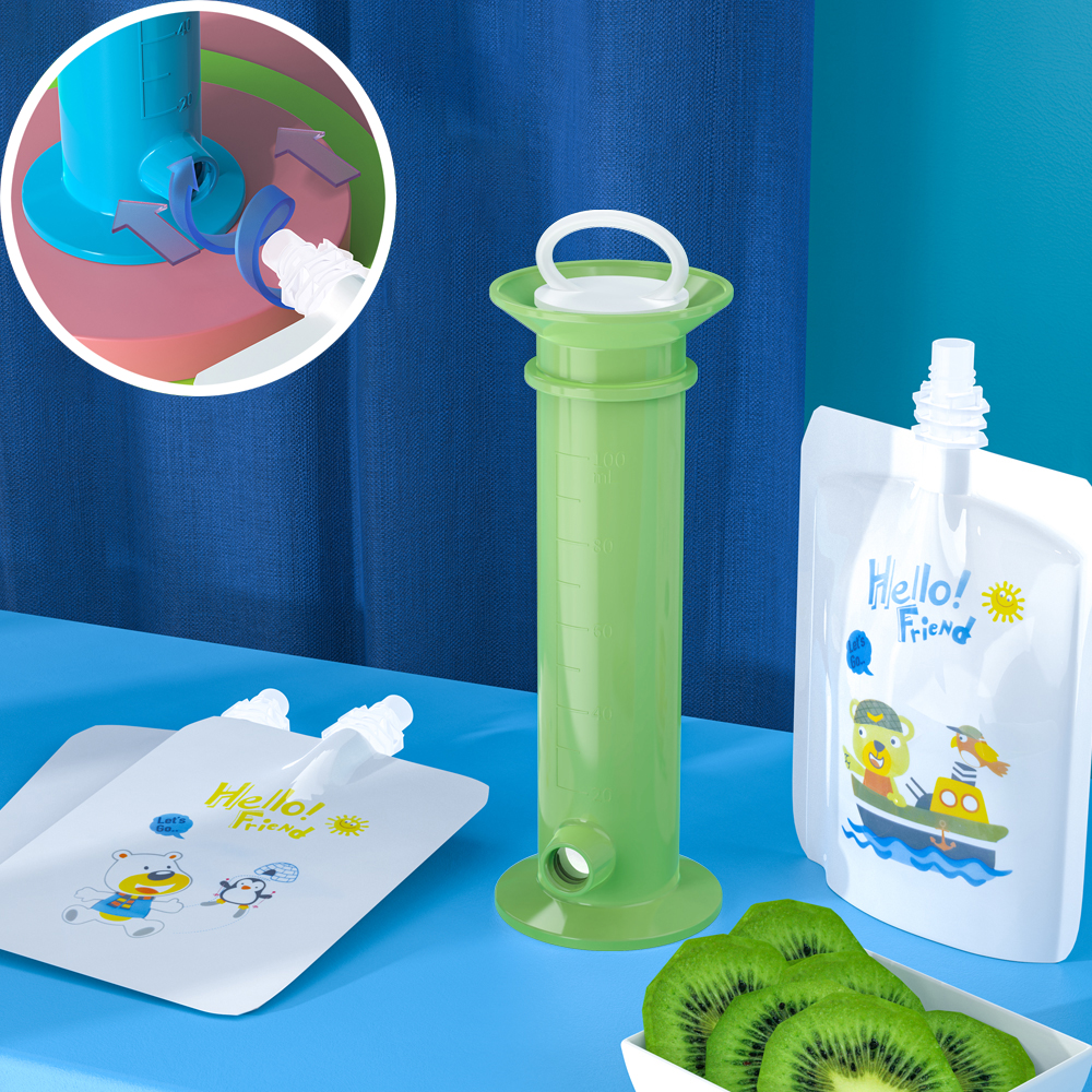 K2V3S3d24eb74961b487bba93fa628713e544P Dispensadora De Compota O Papilla Para Niños-bebe - Imagen 5
