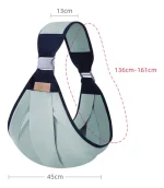 Porta Bebé Fular Canguro Ergonómico - Imagen 2