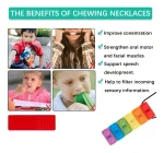 Collar Sensorial Mordedor Déficit Atencional Autismo Tea Ct Color Multicolor Lego - Imagen 7