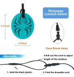 Collar Sensorial Morded Niños Autismo Tdah Tea Toc Spiderman - Imagen 4