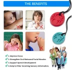 Collar Sensorial Morded Niños Autismo Tdah Tea Toc Spiderman - Imagen 6