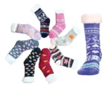 2 Pares Calcetas Pantuflas Antideslizantes Niños