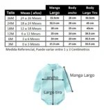 3 Body Cuello Y 3 Pantys 0 A 36 Meses - Imagen 4