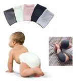4 Pares Gateadoras O Rodilleras Antideslizantes Para Bebes - Imagen 4