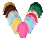 Bodys Cuello Bebe 6 Unidades - Imagen 2