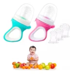 Chupete Para Fruta Bebé Conejo + 3 Tetinas - Imagen 3