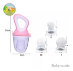 Chupete Para Fruta Bebé Conejo + 3 Tetinas - Imagen 4