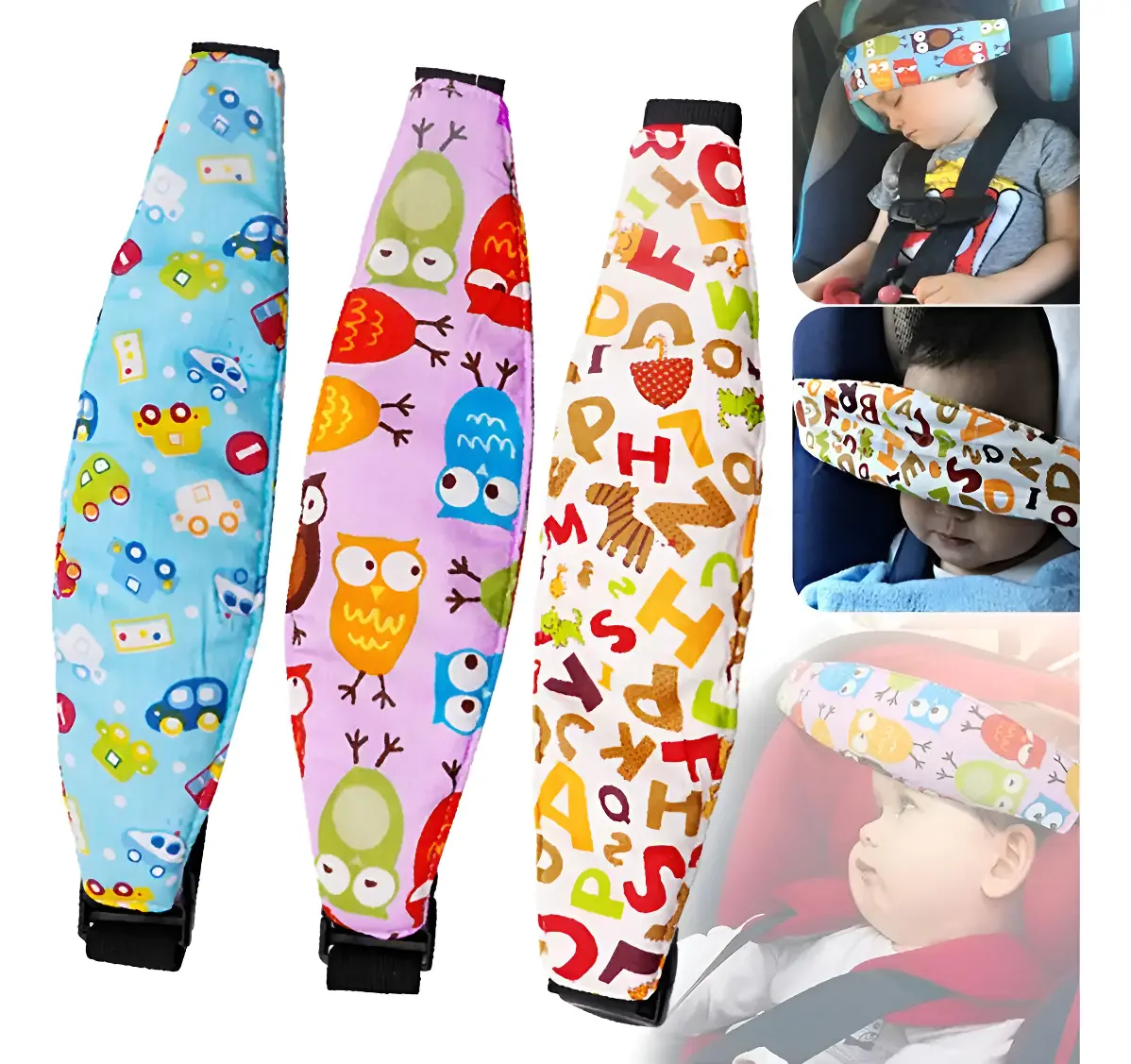 CINT SEG 1 Cinturón De Seguridad Sujeta Cabeza Bebes Y Niños - Imagen 1