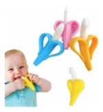 Cepillo De Dientes Banana Bebe De Silicona